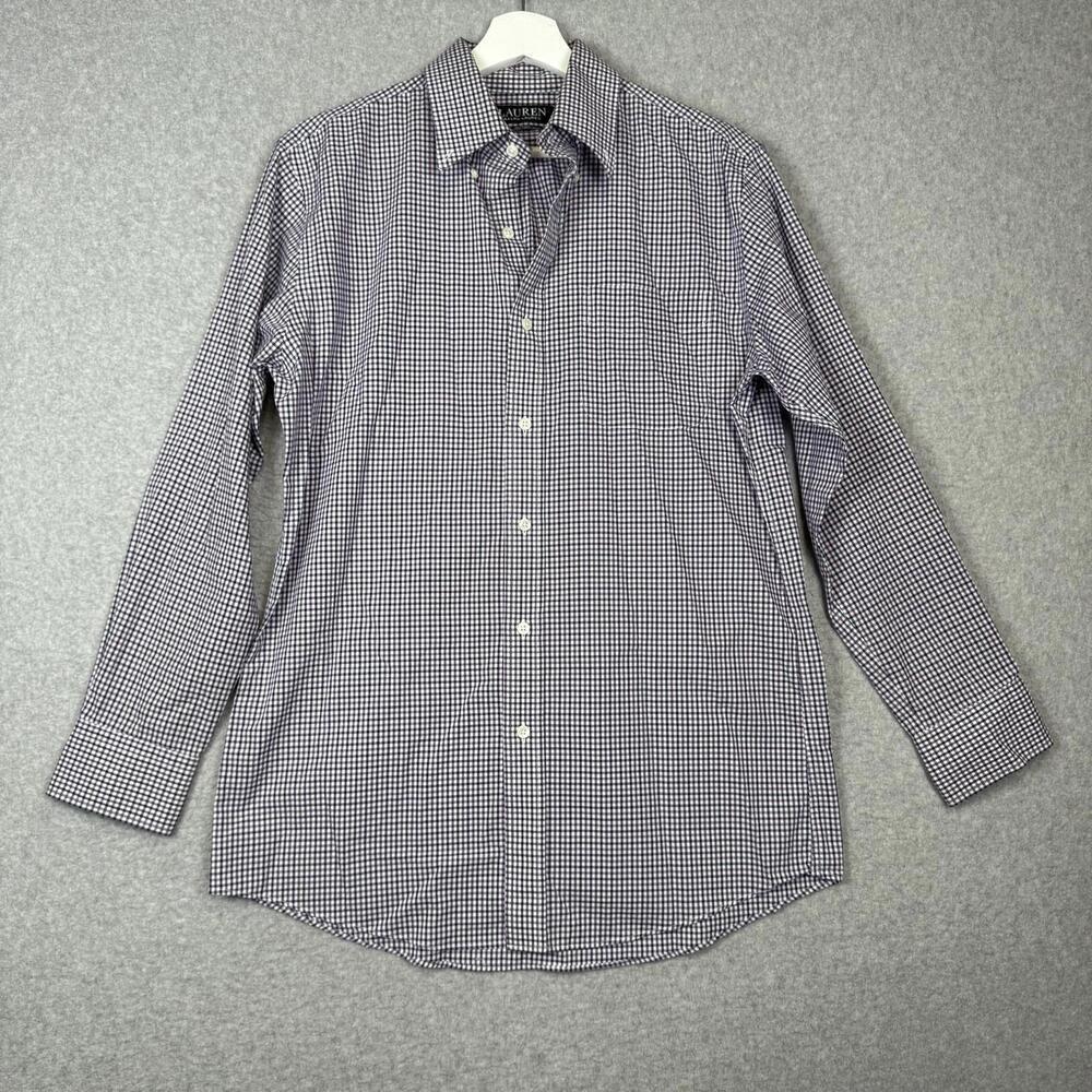 Lauren Ralph Lauren Men's 15.5 32/33 Non Iron Slim Fit Stretch Button Down Shirt